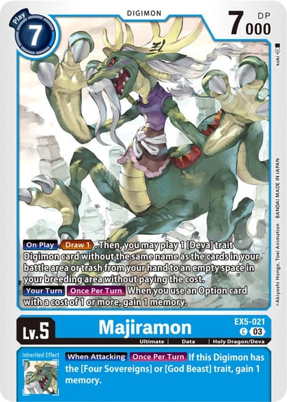Majiramon, Animal Colosseum EX5-021 C