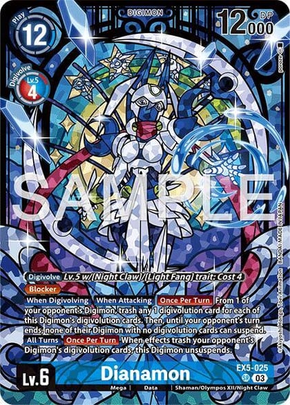 Dianamon (Premium Heroines Set Ver.2), Animal Colosseum EX5-025 SR