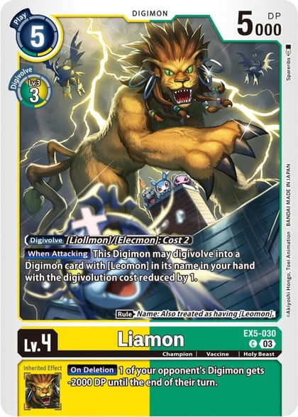 Liamon, Animal Colosseum EX5-030 C