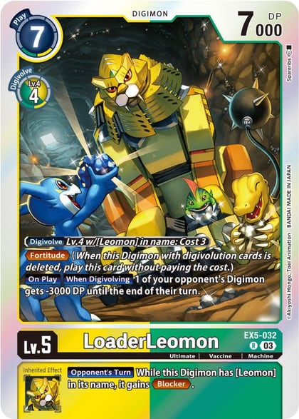 LoaderLeomon, Animal Colosseum EX5-032 R
