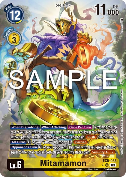 Mitamamon (Alternate Art), Animal Colosseum EX5-033 SR