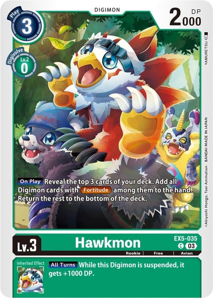 Hawkmon, Animal Colosseum EX5-035 C