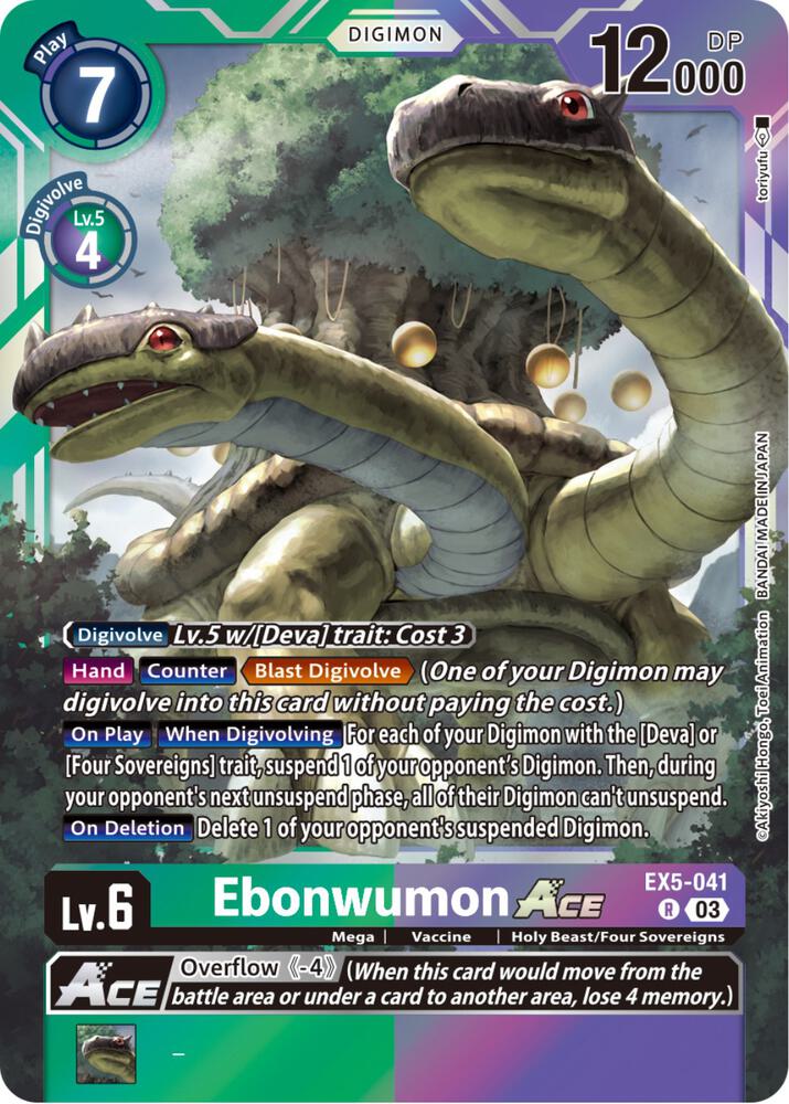 Ebonwumon ACE, Animal Colosseum EX5-041 R