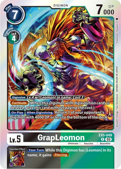 GrapLeomon, Animal Colosseum EX5-049 R