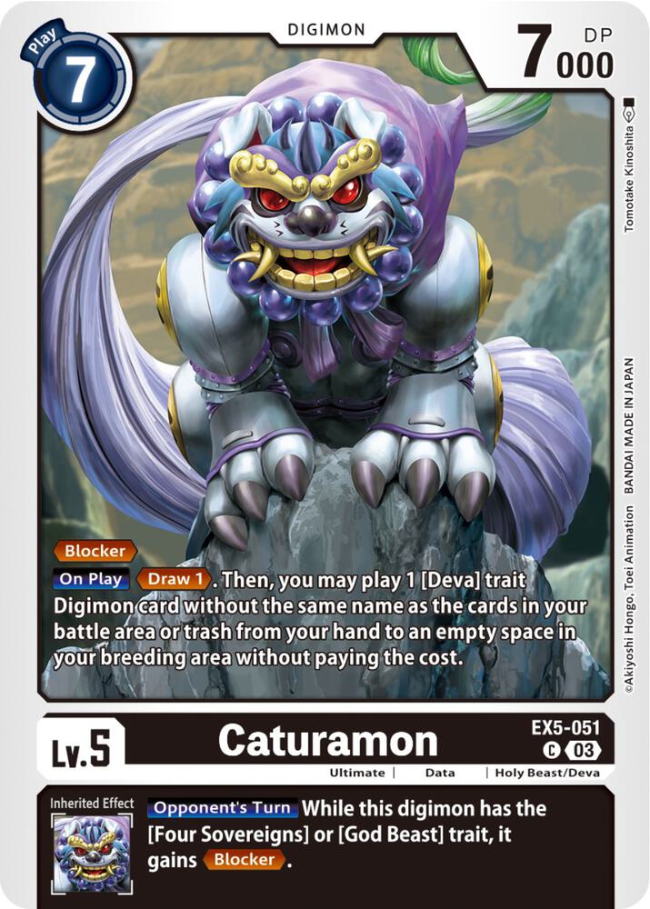 Caturamon, Animal Colosseum EX5-051 C