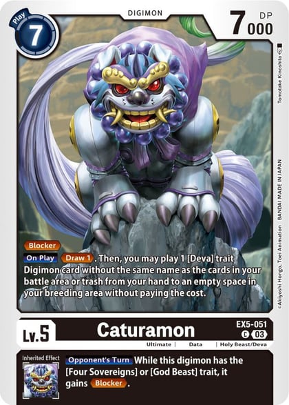Caturamon, Animal Colosseum EX5-051 C