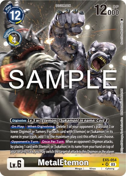 MetalEtemon (Alternate Art), Animal Colosseum EX5-054 SR