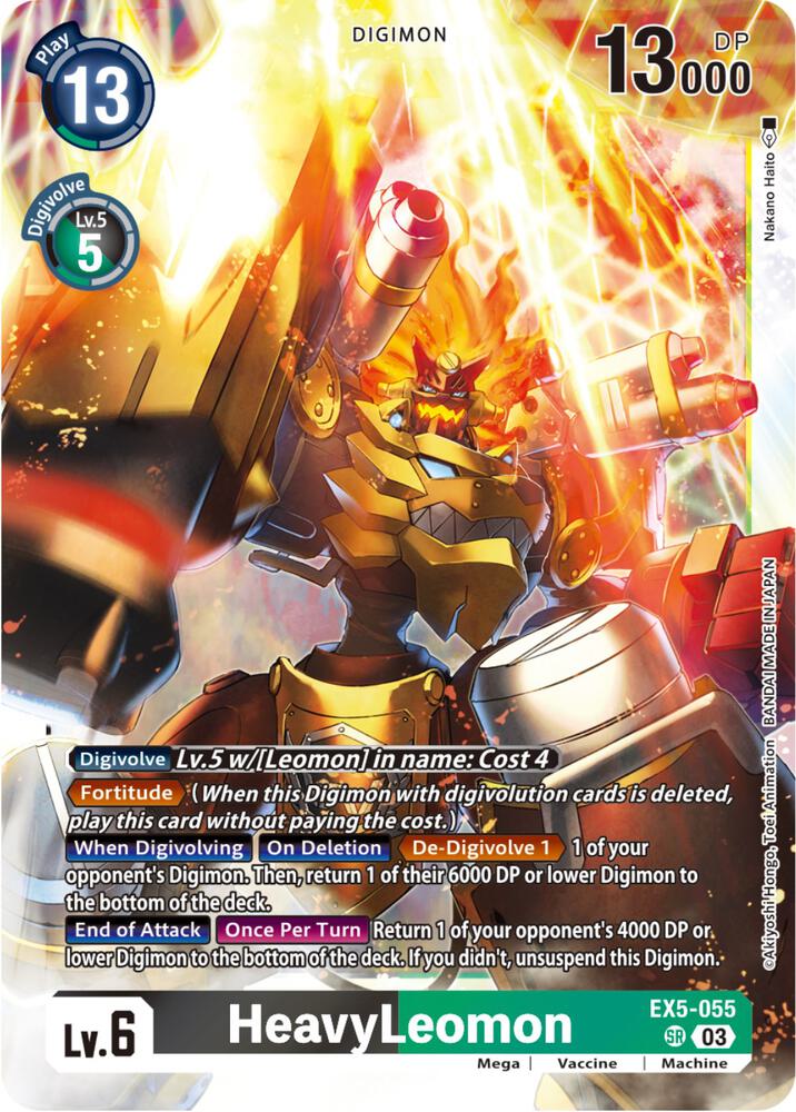 HeavyLeomon, Animal Colosseum EX5-055 SR