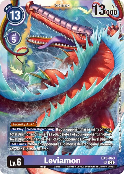Leviamon, Animal Colosseum EX5-063 SR