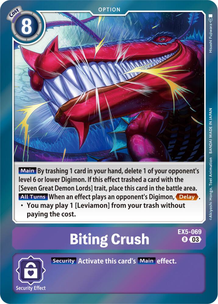 Biting Crush, Animal Colosseum EX5-069 R