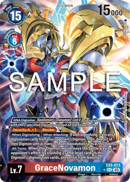 GraceNovamon (Alternate Art), Animal Colosseum EX5-073 SEC