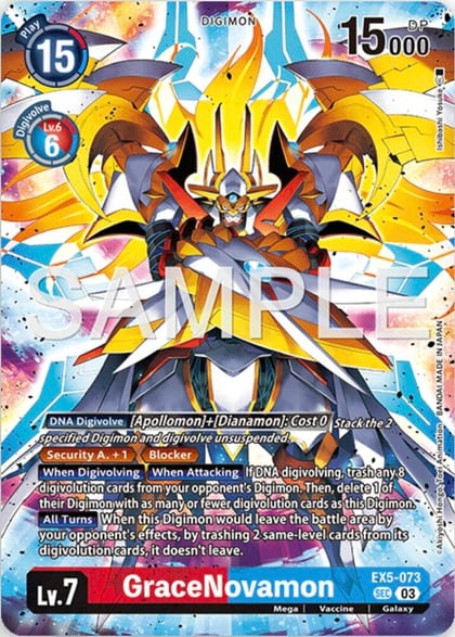 GraceNovamon (Digimon Story: Time Stranger Collector's Edition), Animal Colosseum EX5-073 SEC