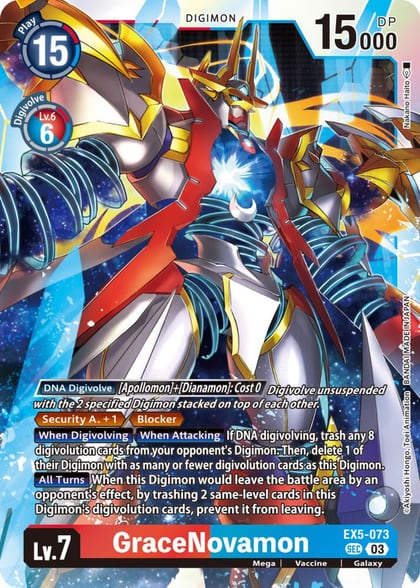 GraceNovamon (Textured), Animal Colosseum EX5-073 SEC