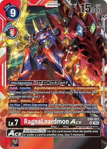 RagnaLoardmon ACE, Infernal Ascension EX6-011 SR