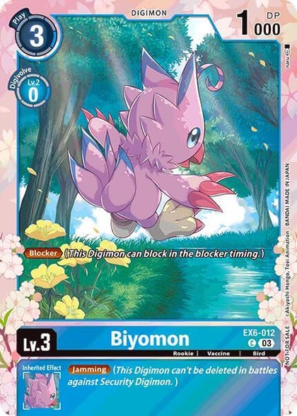Biyomon (Regulation Battle Vol. 1), Infernal Ascension EX6-012 C