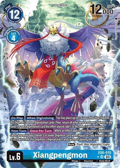 Xiangpengmon (Alternate Art), Infernal Ascension EX6-015 SR