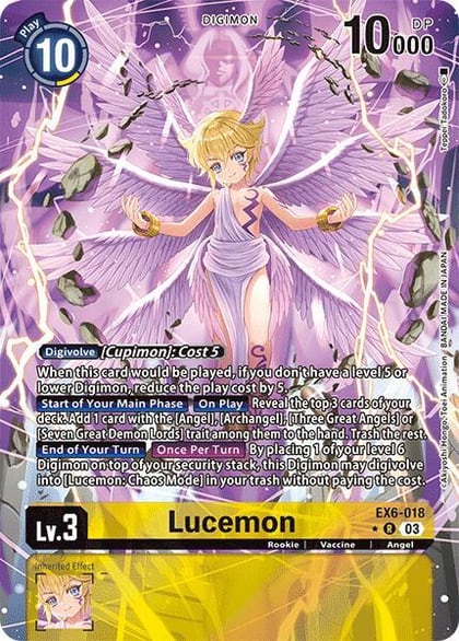 Lucemon (Alternate Art), Infernal Ascension EX6-018 R