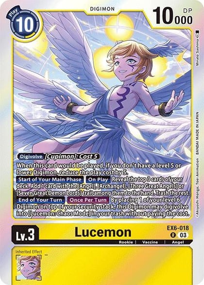 Lucemon, Infernal Ascension EX6-018 R