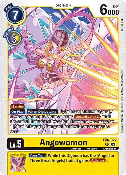 Angewomon, Infernal Ascension EX6-022 U