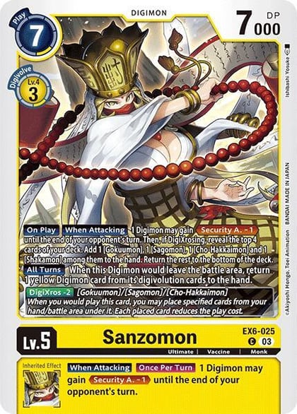 Sanzomon, Infernal Ascension EX6-025 C