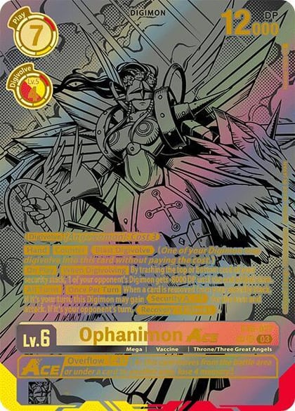 Ophanimon ACE (Textured), Infernal Ascension EX6-027 SR