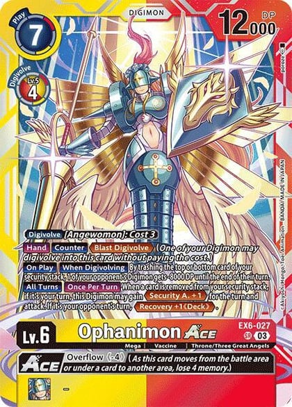 Ophanimon ACE, Infernal Ascension EX6-027 SR