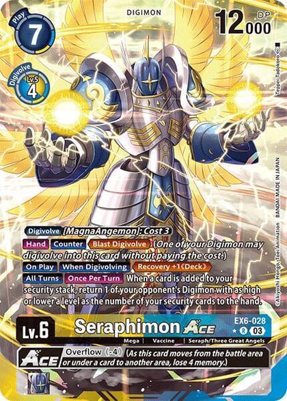 Seraphimon ACE (Alternate Art), Infernal Ascension EX6-028 R