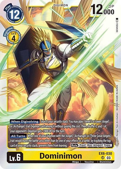 Dominimon, Infernal Ascension EX6-030 SR