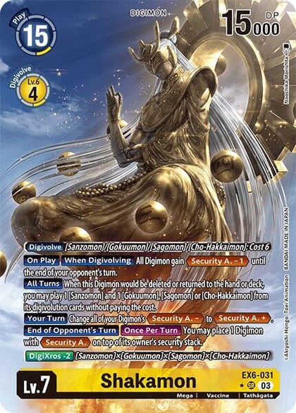 Shakamon (Alternate Art), Infernal Ascension EX6-031 SR