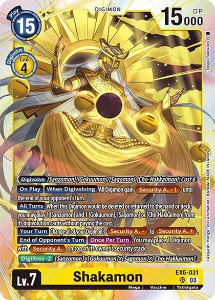 Shakamon, Infernal Ascension EX6-031 SR