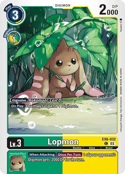 Lopmon, Infernal Ascension EX6-032 C