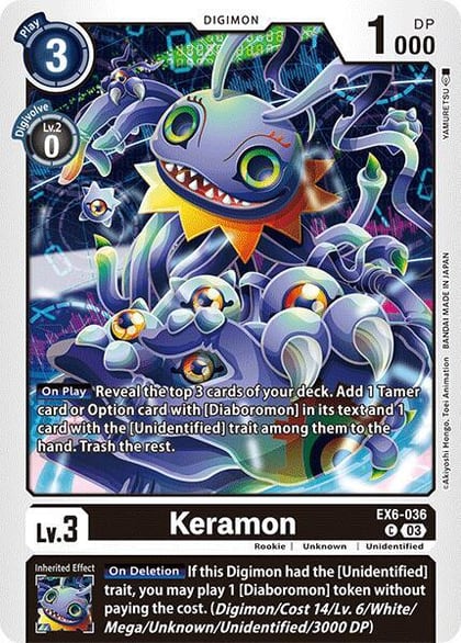 Keramon, Infernal Ascension EX6-036 C