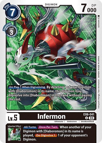 Infermon, Infernal Ascension EX6-041 U