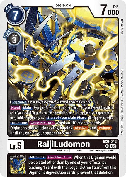 RaijiLudomon, Infernal Ascension EX6-042 C