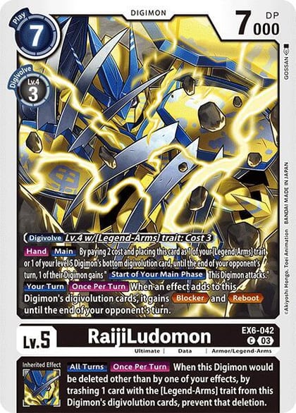RaijiLudomon, Infernal Ascension EX6-042 C