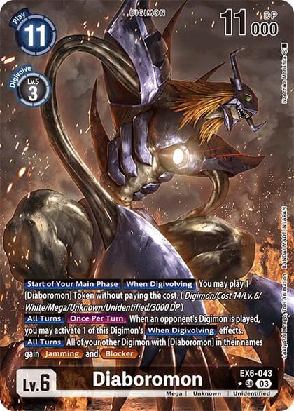 Diaboromon (Alternate Art), Infernal Ascension EX6-043 SR