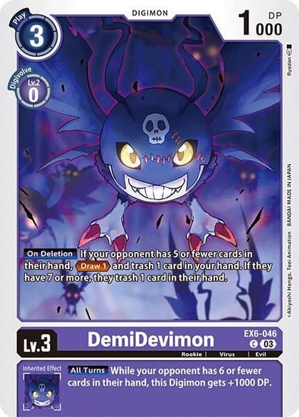 DemiDevimon, Infernal Ascension EX6-046 C