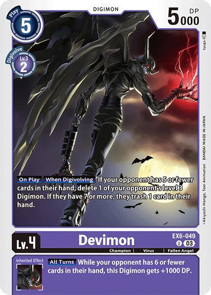Devimon, Infernal Ascension EX6-049 U