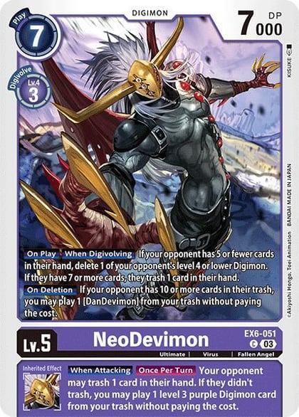 NeoDevimon, Infernal Ascension EX6-051 C