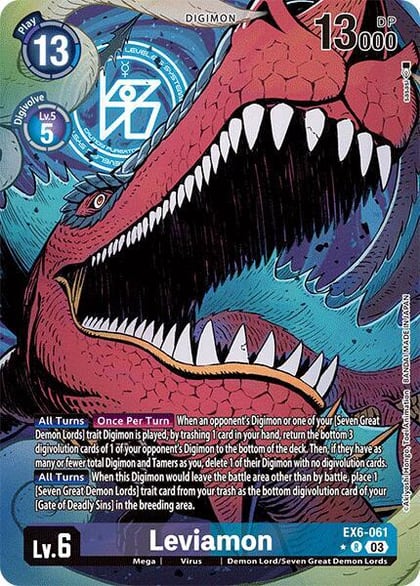 Leviamon (Alternate Art), Infernal Ascension EX6-061 R
