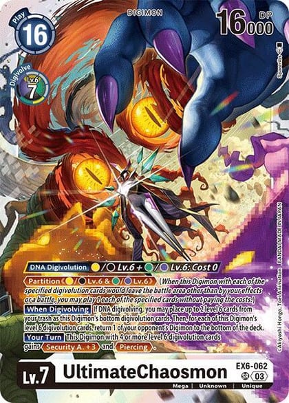 UltimateChaosmon, Infernal Ascension EX6-062 SR