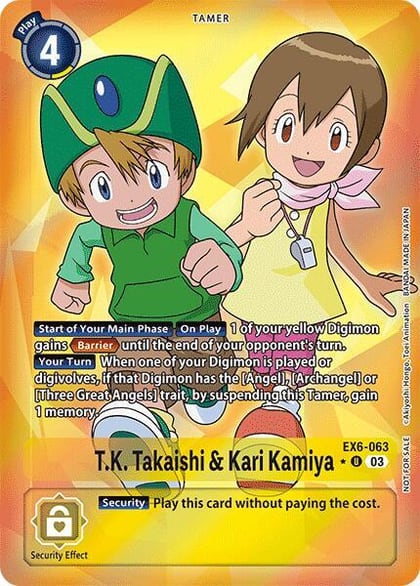 T.K. Takaishi & Kari Kamiya (Box Promotion Pack: Infernal Ascension), Infernal Ascension EX6-063 U