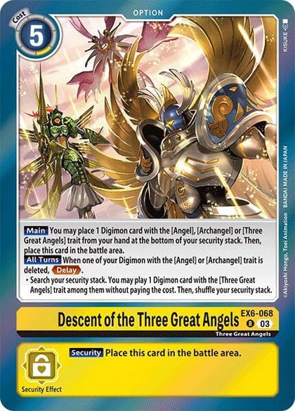 Descent of the Three Great Angels, Infernal Ascension EX6-068 R