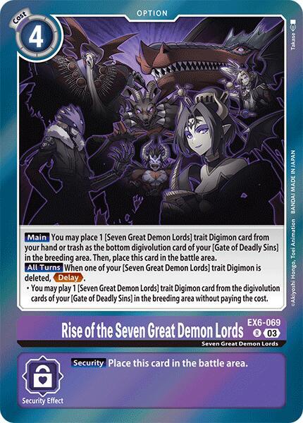 Rise of the Seven Great Demon Lords, Infernal Ascension EX6-069 R