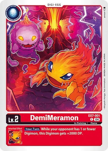 DemiMeramon, Digimon LIBERATOR EX7-001 C
