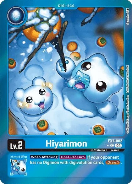 Hiyarimon (Foil), Digimon LIBERATOR EX7-002 C