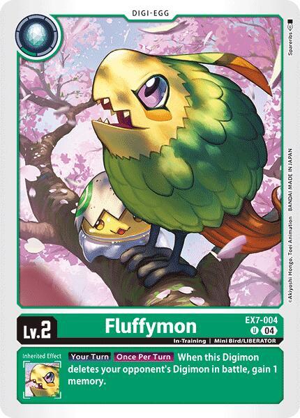 Fluffymon, Digimon LIBERATOR EX7-004 U
