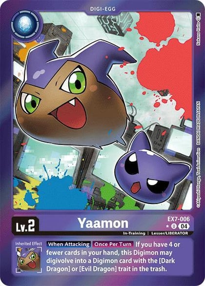 Yaamon (Foil), Digimon LIBERATOR EX7-006 U