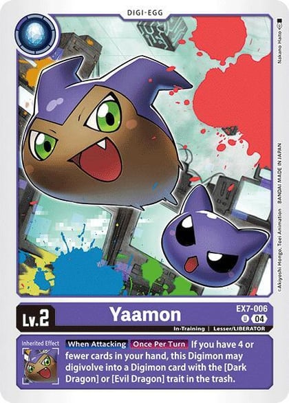 Yaamon, Digimon LIBERATOR EX7-006 U