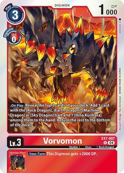 Vorvomon, Digimon LIBERATOR EX7-007 R